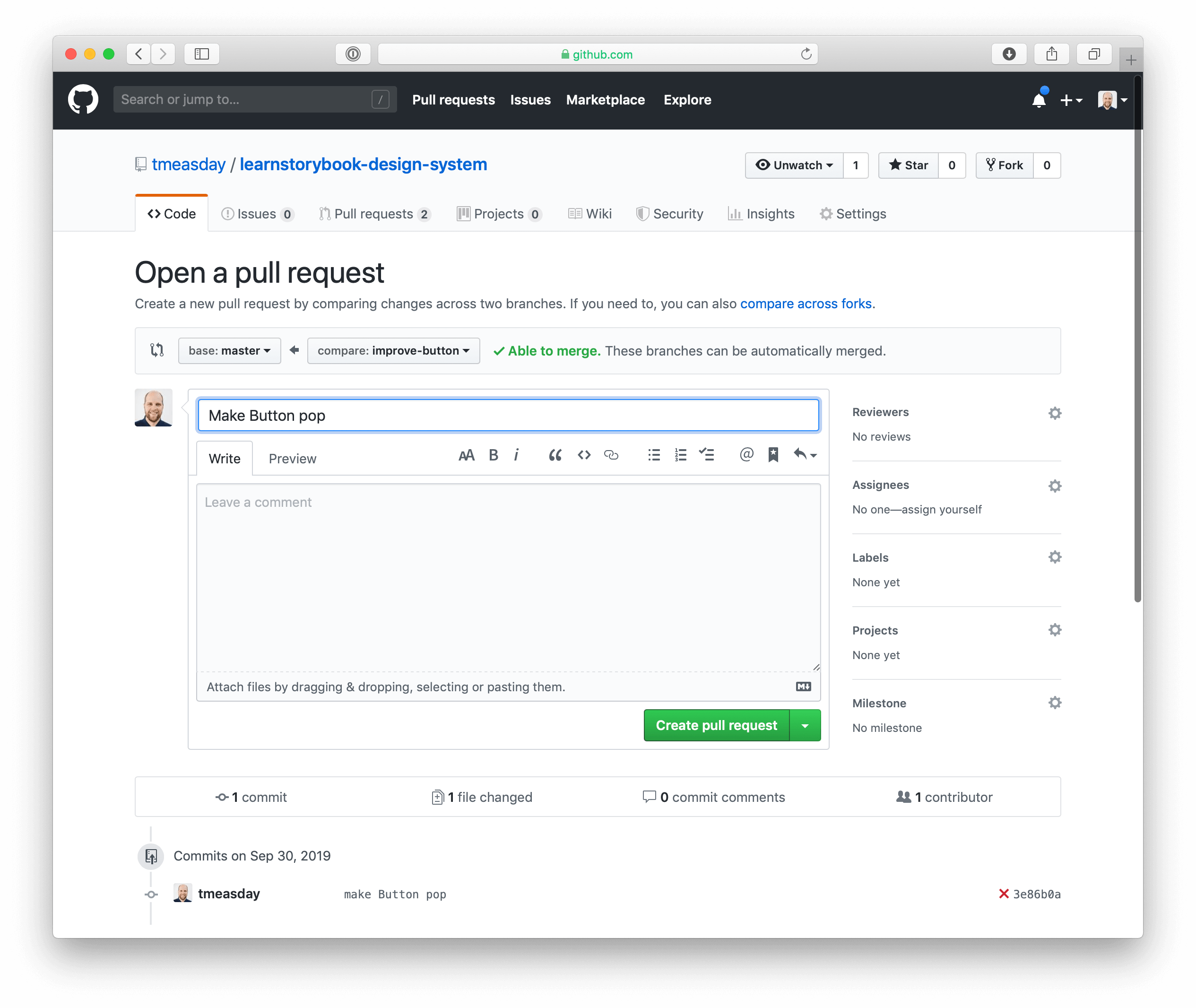 Criar um PR no GitHub